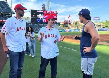 [석승환의 MLB] K-POP 아이돌 I-dle 앤절스구장에…김하성, 김병현, 니퍼트까지