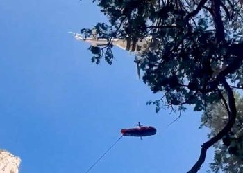 ‘빅폴스’ 추락한 등산객, 끈질긴 비명으로 목숨 건져