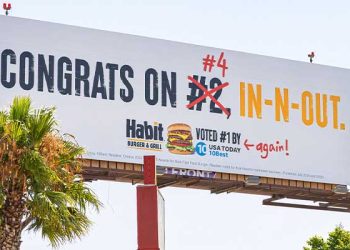 해빗 버거의 인앤아웃 조롱 ..”앗 미안 너네 4위지!”