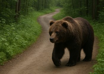 조깅 나갔다가 곰 습격…90m 끌려가 피범벅