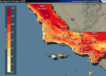 노동절 폭염, 남가주 뜨겁게 달궜다 … 뇌우·돌발홍수에 강풍 우려도