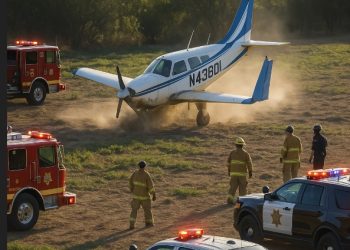 소형 비행기 발렌시아서 추락…탑승자 2명 무사