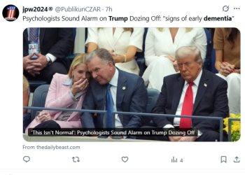 트럼프 건강이상설 계속 … 전문가들 “신체-언어 초기 치매 증상, 뇌졸중 가능성”