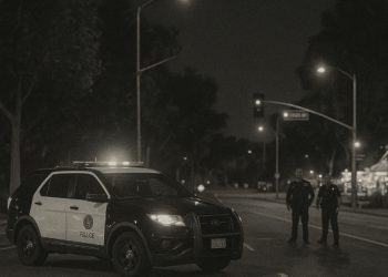 LAPD 순찰차에 보행자 치여 사망