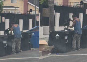 몰려드는 노숙자들, 한인타운 쓰레기통 뒤지기 기승 … “자물쇠라도 채워야 하나”, 주민들 불안