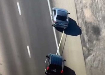 “도주해도 소용 없다” … 그물발사해 도주차량 잡는다,