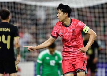 ‘환상의 대포알 발리슛’ 결국 손흥민이 해냈다 … 강적 멕시코와 2-2