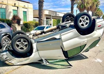 여성 음주차량 충돌 후 전복 … 만취상태