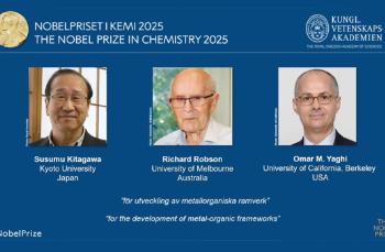 노벨화학상 미·일·호주 교수 3人 … “사막에서 물 만드는 기술”
