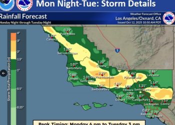 “오늘 밤 겨울폭풍급 비-바람 남가주 상륙” … 산간 지역엔 눈