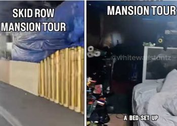 ‘가전제품 완비’ 럭셔리 노숙자촌 논란 … 대형TV에 침대까지(영상)