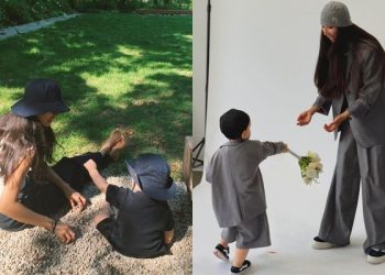 문가비, 정우성 혼외자 공개…父 닮아 훌쩍 컸네