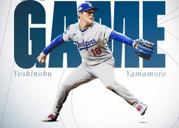 다저스, 밀워키 5-1로 꺾고 NLCS 2연승…선발 야마모토, 1실점 완투승