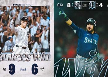 ‘롤리 쐐기포’ 시애틀, ALDS 2승 적립…양키스, 시리즈 첫 승