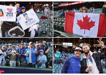 ‘홈런 5방’ 토론토, 13-4로 시애틀 완파하고 ALCS 첫 승