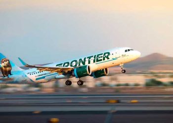 프론티어 항공, 팜스프링스 공항 떠난다