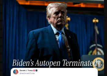 “바이든 오토펜 서명한 모든 행정명령 즉시 무효”