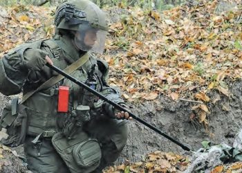 북한 공병 러 쿠르스크 지역에서 지뢰 제거 작업