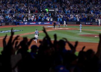 [화제] WS 7차전 극적 홈런볼… 아버지-아들 나란히 잡아