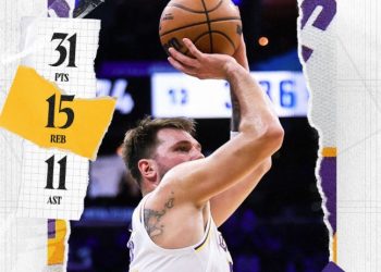 레이커스, 필라델피아 격파…돈치치 시즌 2호 트리플더블