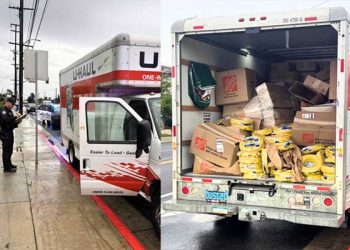 크리스마스에 사라진 U-홀 트럭, 찾고 보니 절도 종합세트