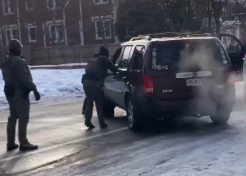 트럼프 지시 이민단속 ICE 요원, SUV 여성 운전자 사살(영상)