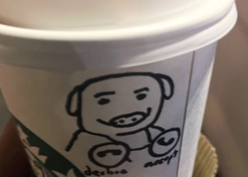 [화제]스타벅스 커피컵 ‘돼지 그림’… LA셰리프국 “경찰 비하”격분