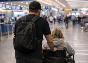 “숨진 아내 휠체어 태워서”…비행기 타려던 남편 ‘체포’