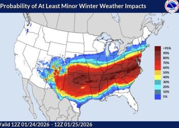 강력한 겨울폭풍 경보발령 …23∼25일 30㎝ 폭설 여행불가능