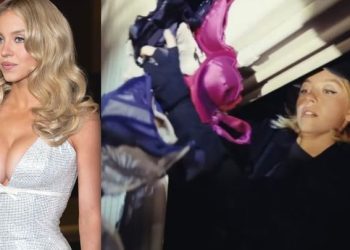 할리웃 사인에 여배우 브래지어 ‘주렁주렁’ .. 무슨 일