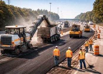 I-10 Fwy. 블라이스 구간 포장공사 본격화… 제한속도 10마일 하향