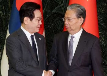 李 “한중 전략적 협력 동반자 관계 성숙·발전”…자오러지 “중한 관계 정상 궤도로 복귀”