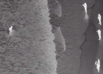 경찰 따돌리려다 바다로… 열화상 추적에 결국 체포