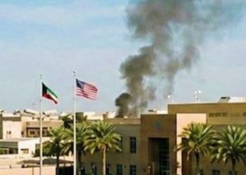 쿠웨이트 미국 대사관 화재 … 이란 샤헤드 드론에 피습