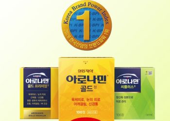 “아로나민, 브랜드파워 13년 연속 1위에 올라”