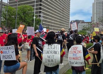 LA ‘노 킹스’ 시위 한인들 대거 참여… “전쟁 중단·이민자탄압 중단” 목소리