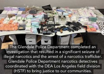 글렌데일서 대규모 마약·총기 압수…밀매 용의자 체포