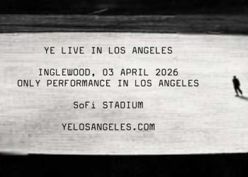 칸예 웨스트, 4월 소파이 스타디움 공연 발표