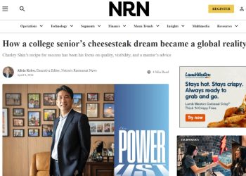 [화제] ‘880개 매장 신화’ … ‘필리 치즈스테이크’  찰리 신 대표