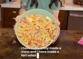 SNS 강타한 ‘방귀 샐러드’ … “오히려 건강에 나쁘다” 우려