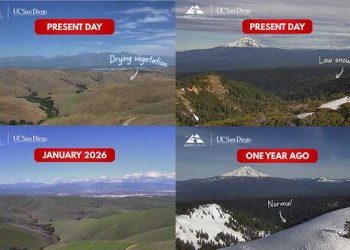 캘리포니아 적설량 사상 최저 … 산불 위험·물 부족 사태 우려