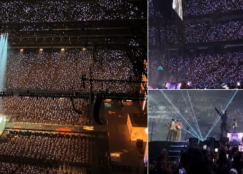 BTS 라스베가스 2일차 7만 관객 열광 … ‘역대급 공연’