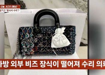 “프랑스 본사서 수리한다더니 “… 디올 ‘거짓말’에 분노