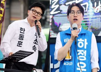 한동훈 “태도 차이” vs 하정우 “주민 폭행” SNS 논쟁