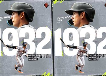이정후, MLB 진출 후 최장 12경기 연속 안타 신기록…밀워키전 4안타