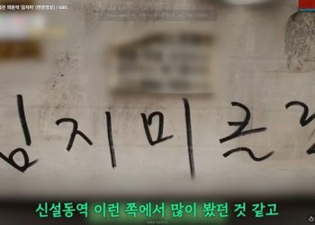 “김지미 클릭, 무슨 뜻?”…서울 도심 뒤덮은 의문의 낙서