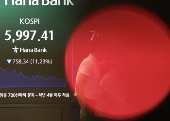한국증시 역대급 대폭락장 … 중국 반도체 쇼크, 삼전닉스 폭락