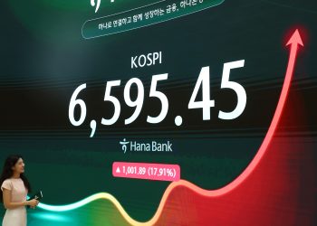 코스피 ‘최고의 랠리’, 하루 만에 1001p 폭등 … 역대 최대상승