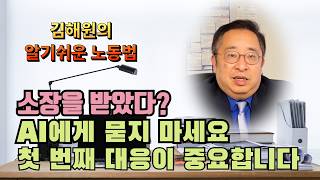 [김해원 TV] AI 말 듣다 낭패 … 변호사에게 문의하세요.