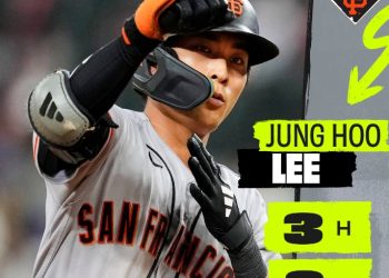 이정후, MLB 통산 2번째 멀티포…개인최다 8홈런 타이